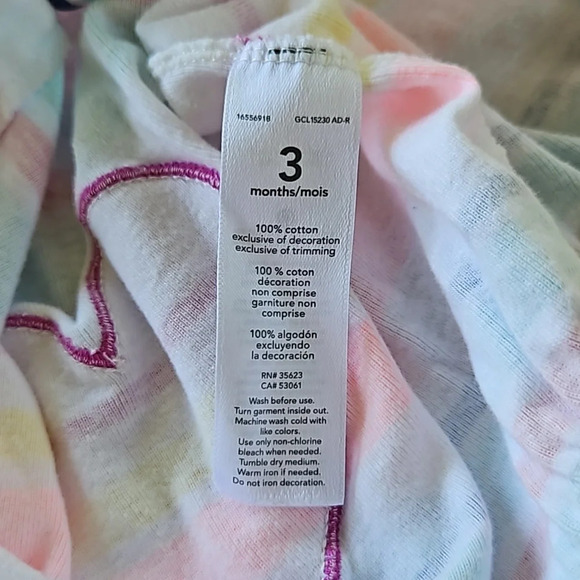 Carter's Striped Baby Girl Romper 3M - Picture 10 of 10